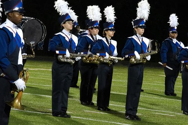 Old Mill High School Marching Band Performing